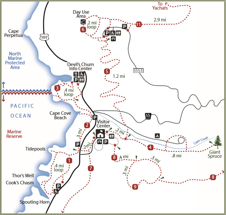 Cape Perpetua - MAP