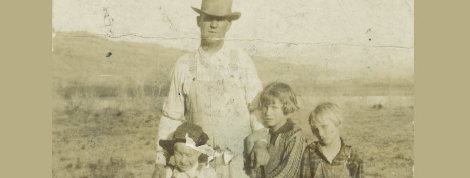 On the farm in Utah 1920's